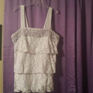Lace camisole type shirt. Worn couple times